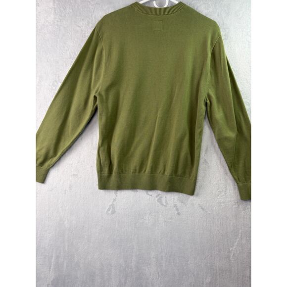 Vans Tacuba Solid Crewneck Sweater – Loden Green – Size S - Picture 2 of 7